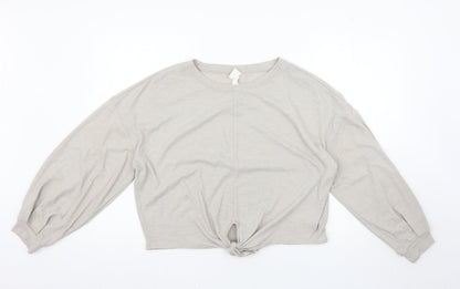 Womens UK Size M H&M Beige Pullover Jumper