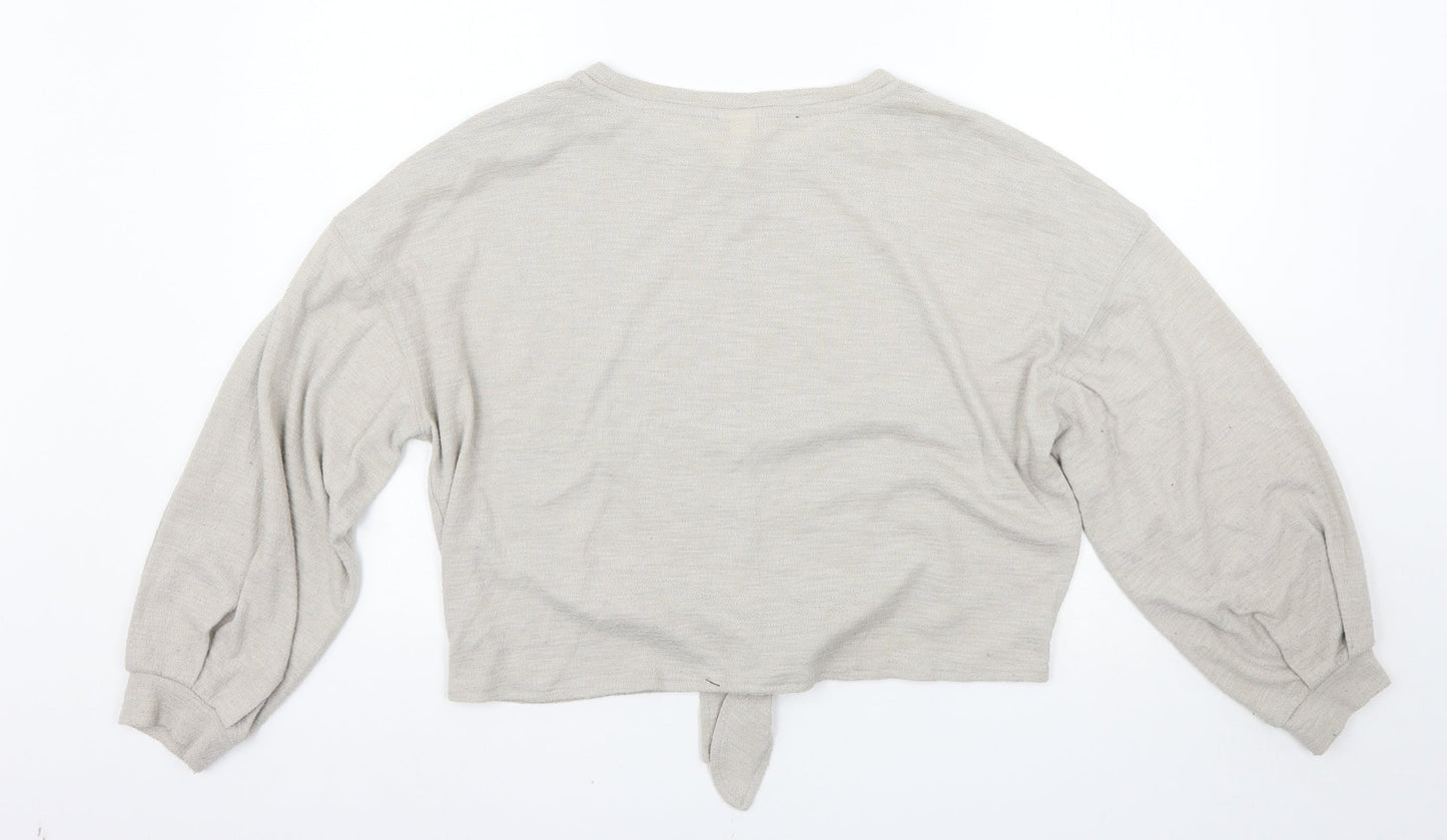 Womens UK Size M H&M Beige Pullover Jumper