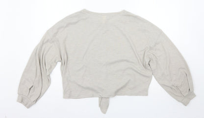 Womens UK Size M H&M Beige Pullover Jumper