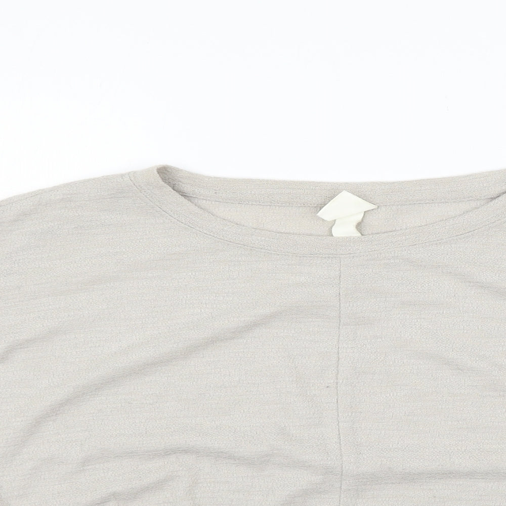 Womens UK Size M H&M Beige Pullover Jumper