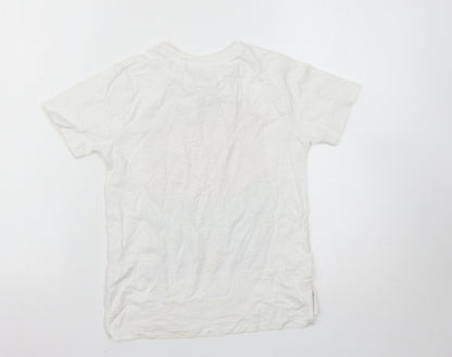 NEXT Boys White   Basic T-Shirt Size 7 Years