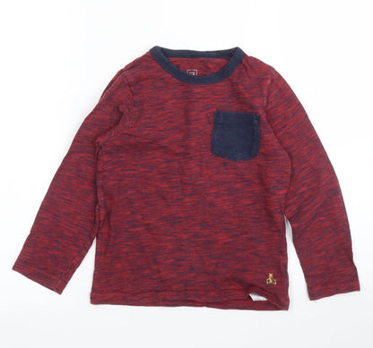 Additional front view of Gap boys’ purple basic t-shirt, size 5, years