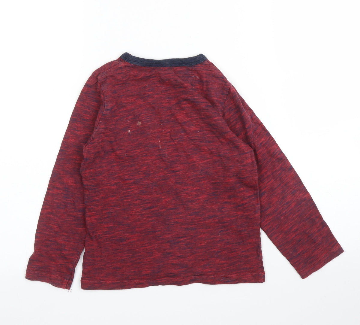Back view of Gap boys’ purple basic t-shirt, size 5, years