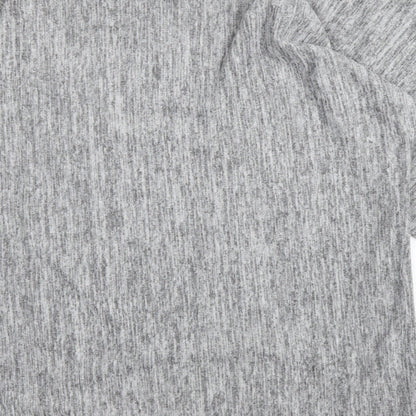 Womens UK Size M Apricot Grey Pullover Jumper