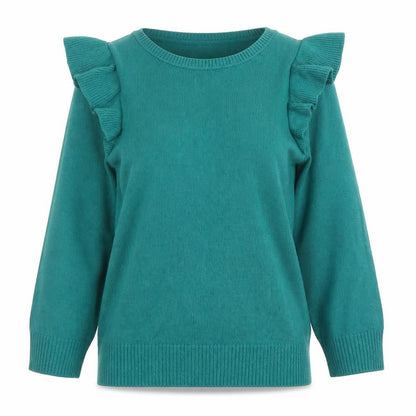 Womens UK Size M H&M Green Pullover Jumper