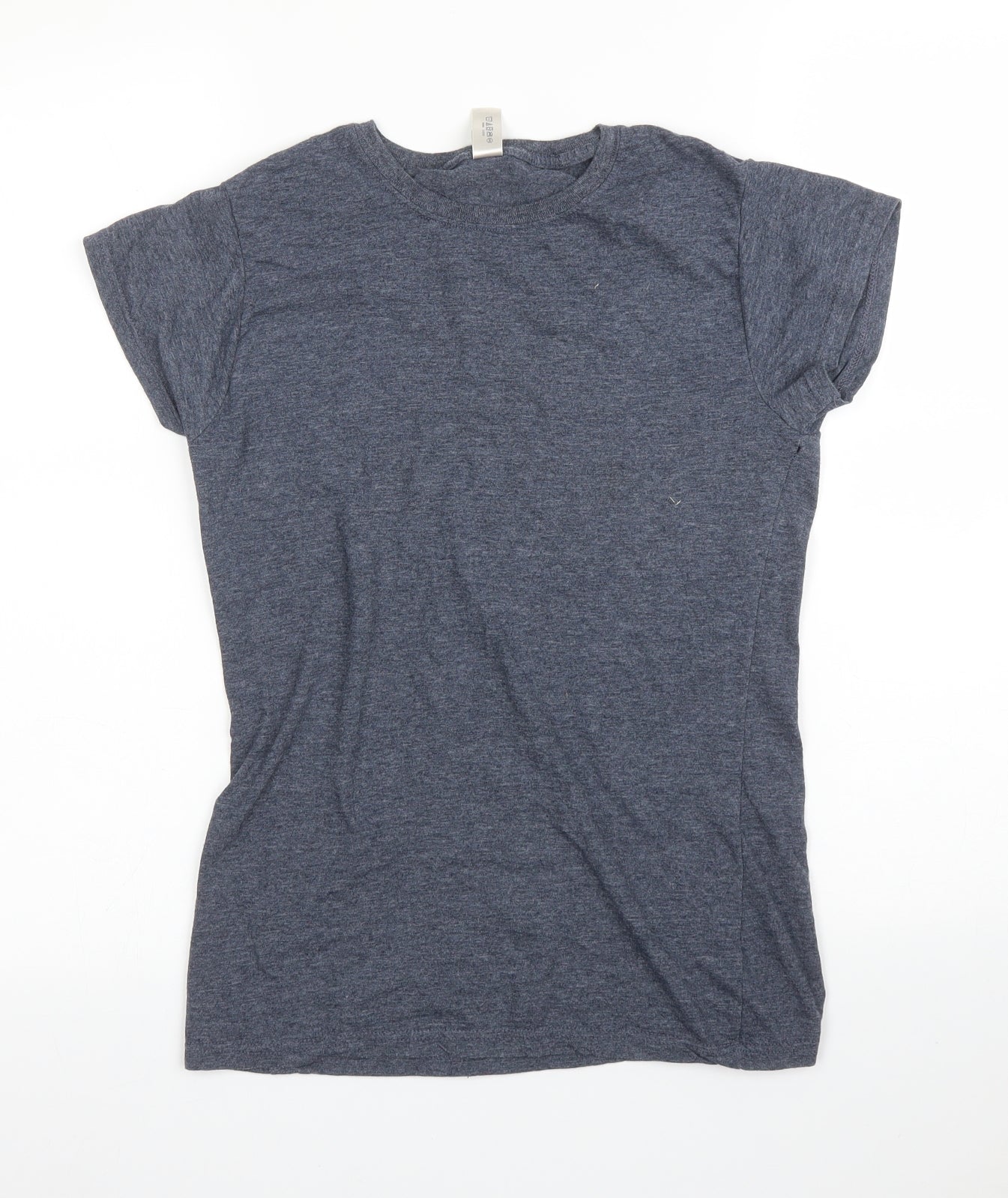 Womens UK Size S Gildan Grey Basic T-Shirt