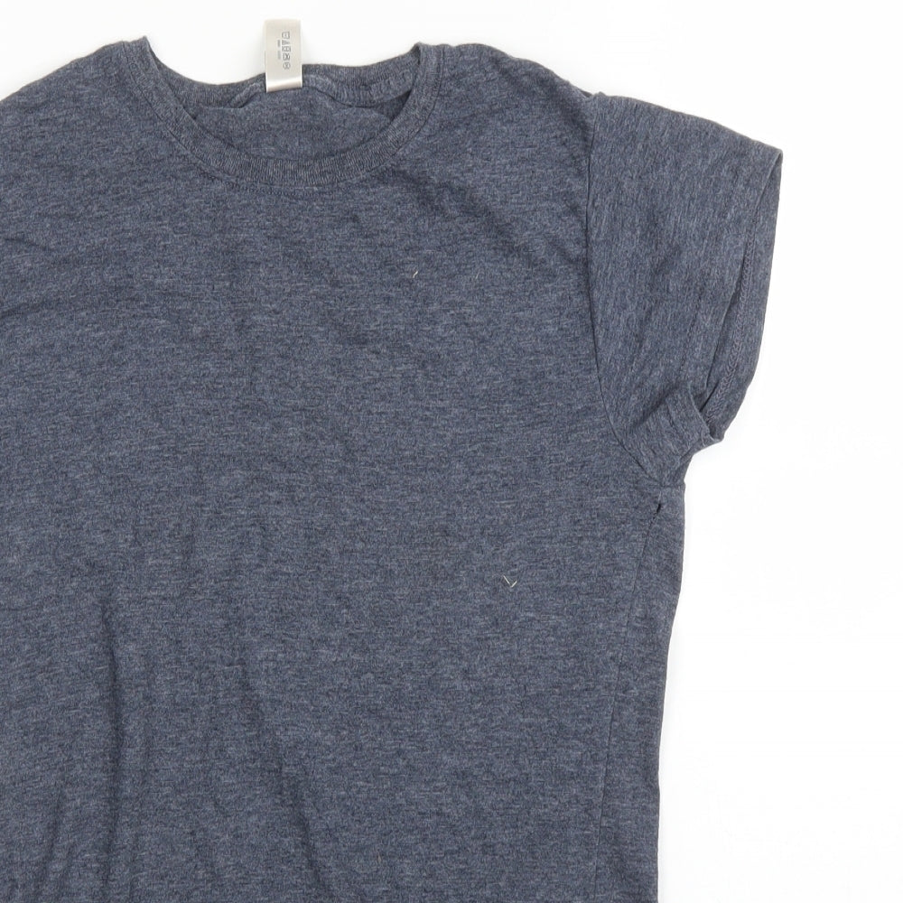 Womens UK Size S Gildan Grey Basic T-Shirt