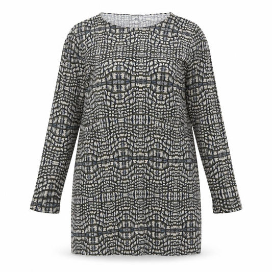 Womens UK Size 14 Alice Collins Green Tunic T-Shirt