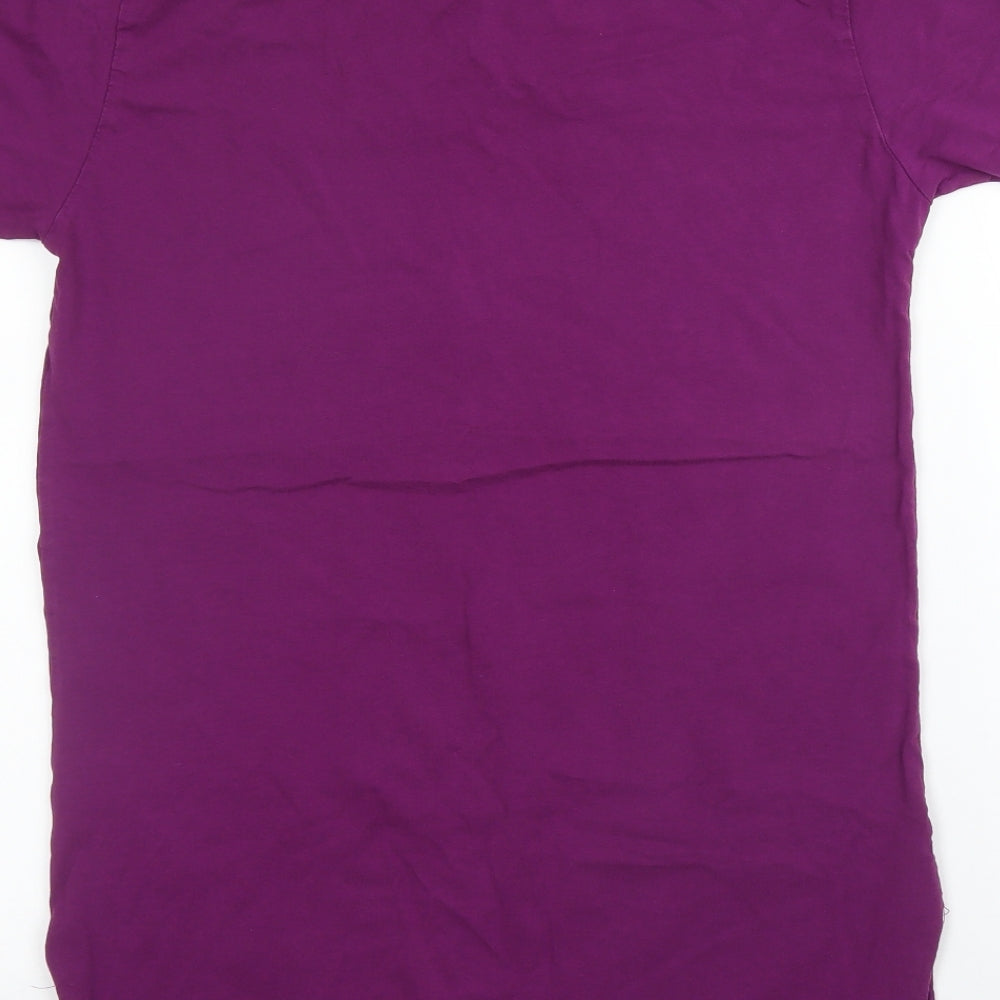 Womens UK Size M Preworn Purple Tunic T-Shirt