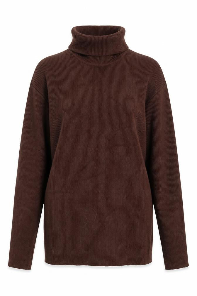 Front view of DAZY women’s brown jumper, size M