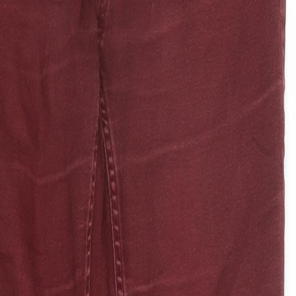 Womens UK Size 10 H&M Regular Fit Skinny Purple Jeans