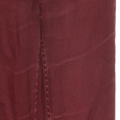 Womens UK Size 10 H&M Regular Fit Skinny Purple Jeans