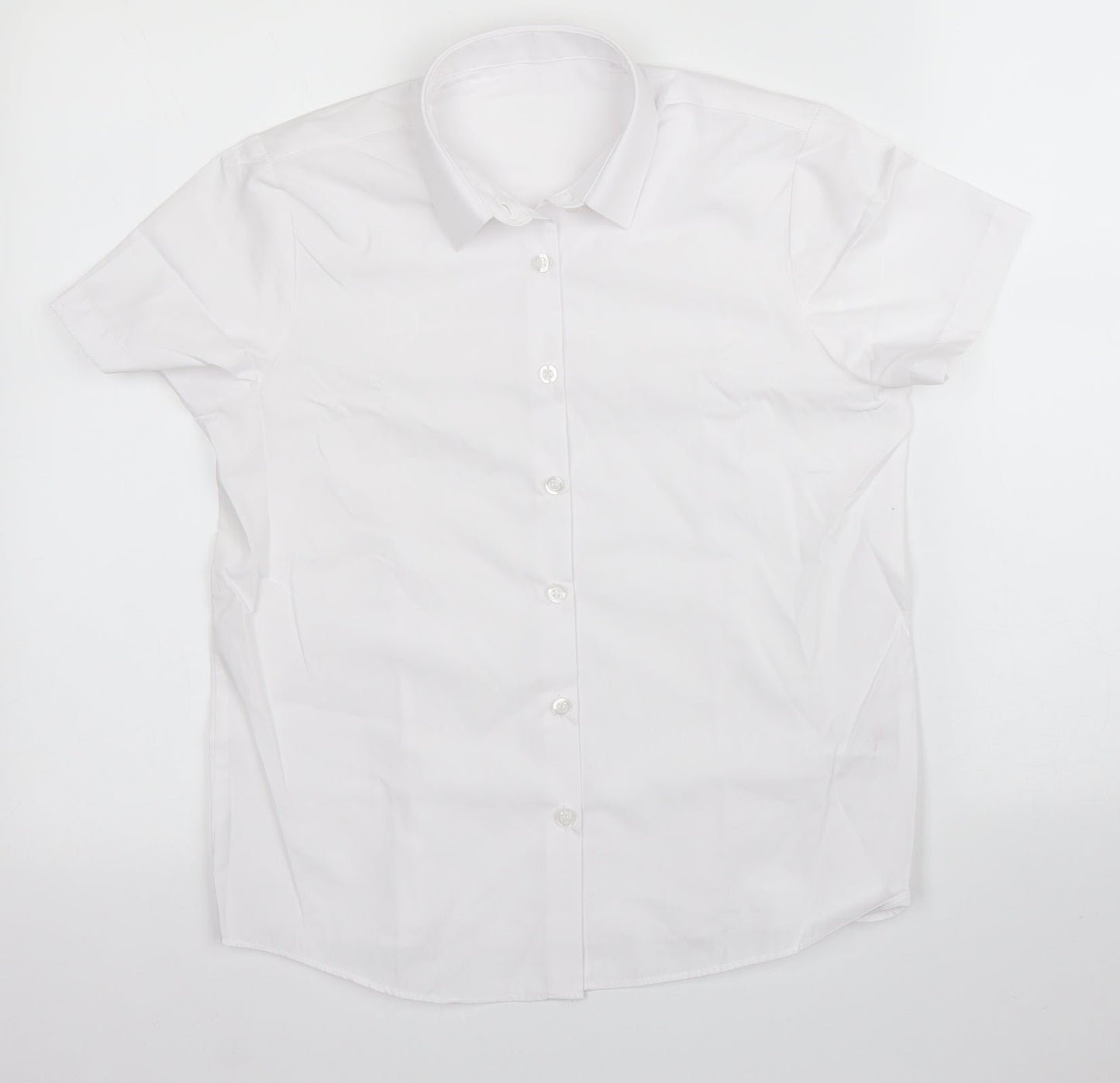 George Boys White   Basic Button-Up Size 11 Years