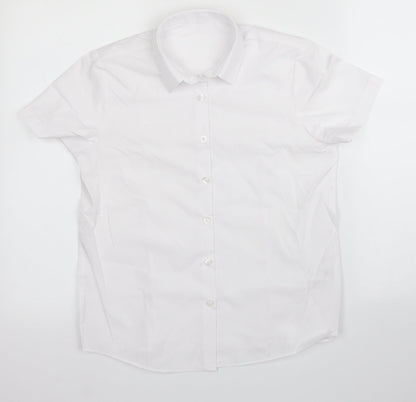 George Boys White   Basic Button-Up Size 11 Years