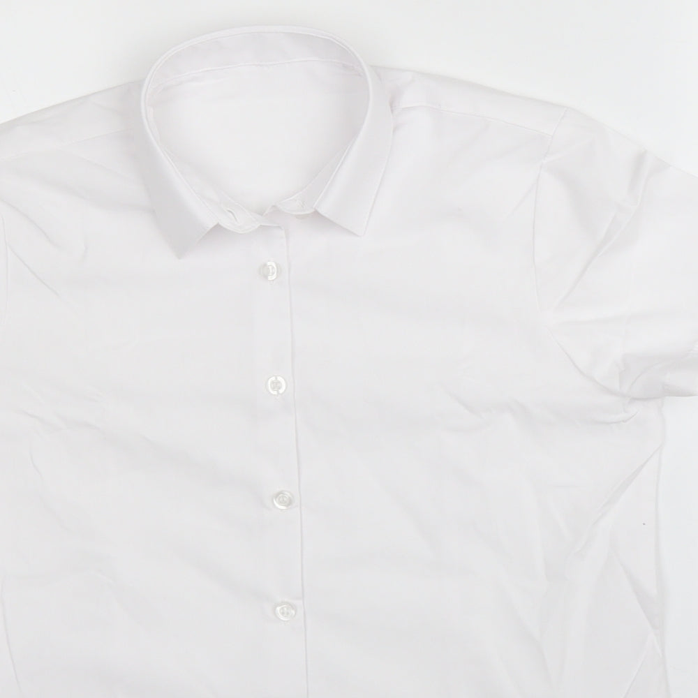 George Boys White   Basic Button-Up Size 11 Years