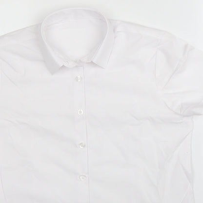 George Boys White   Basic Button-Up Size 11 Years