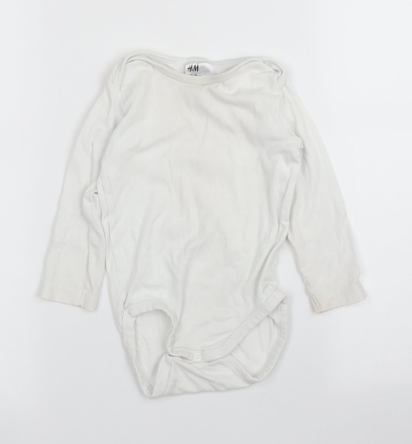 H&M Baby White   Babygrow One-Piece Size 12 Months