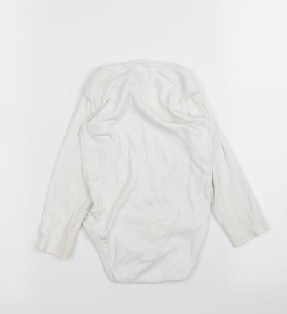 H&M Baby White   Babygrow One-Piece Size 12 Months