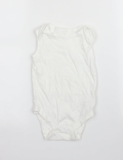 Early Days Baby White   Babygrow One-Piece Size 18 Months