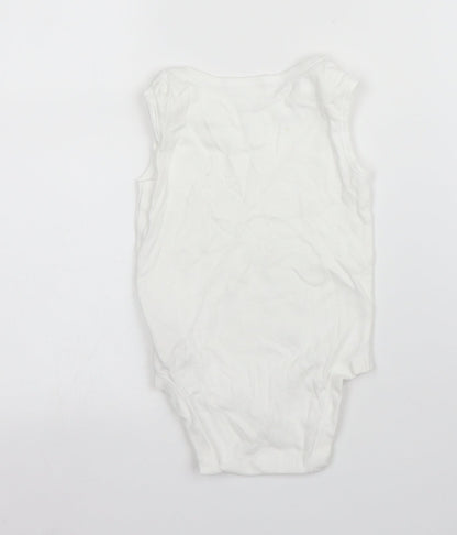 Early Days Baby White   Babygrow One-Piece Size 18 Months