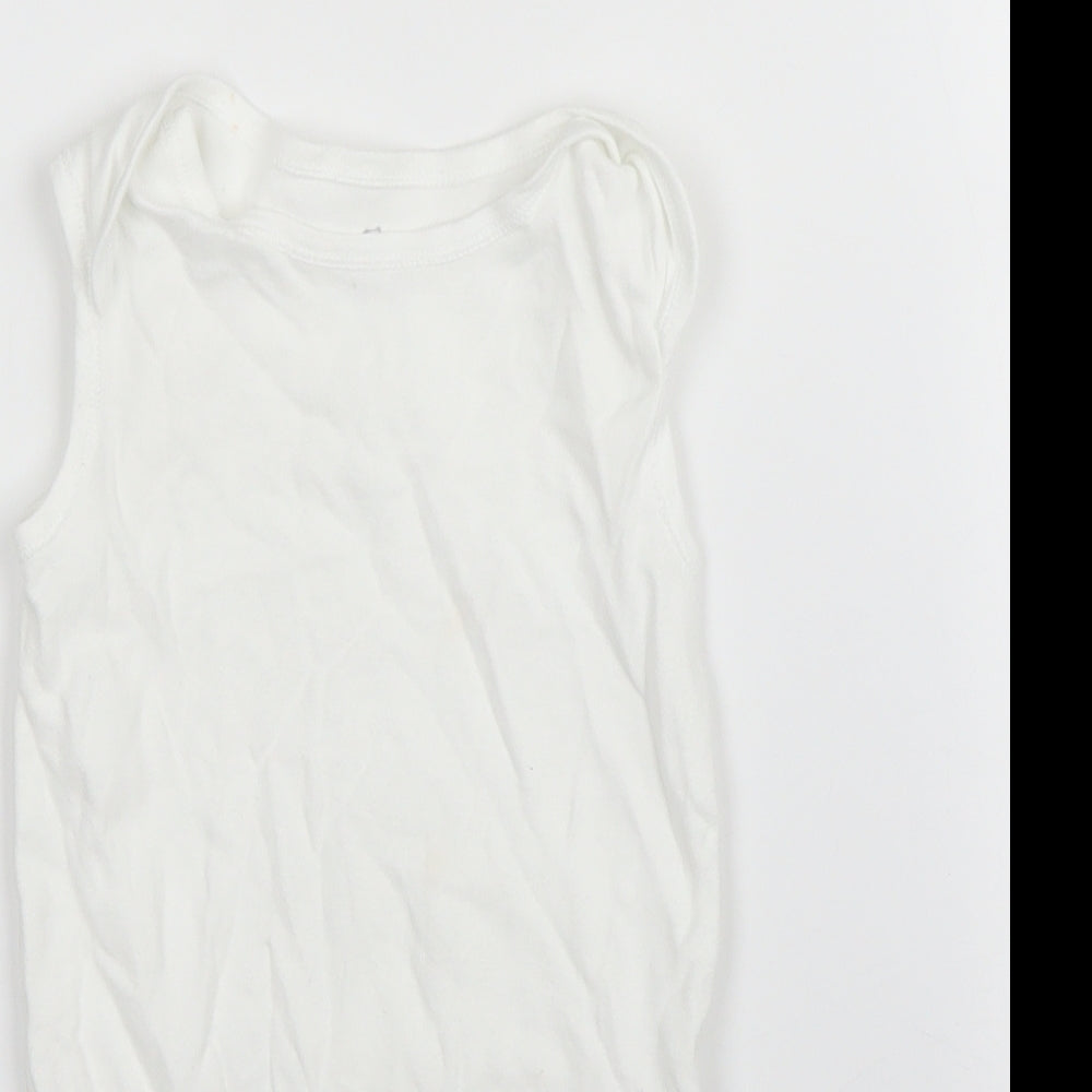 Early Days Baby White   Babygrow One-Piece Size 18 Months
