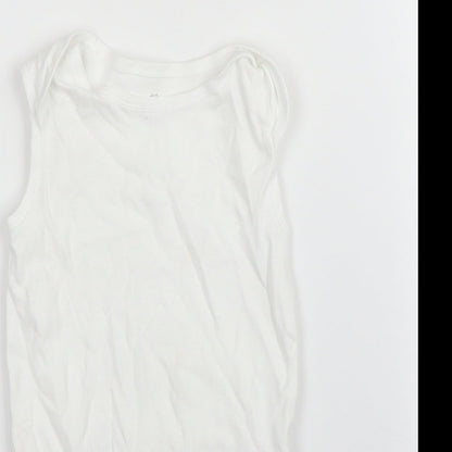 Early Days Baby White   Babygrow One-Piece Size 18 Months