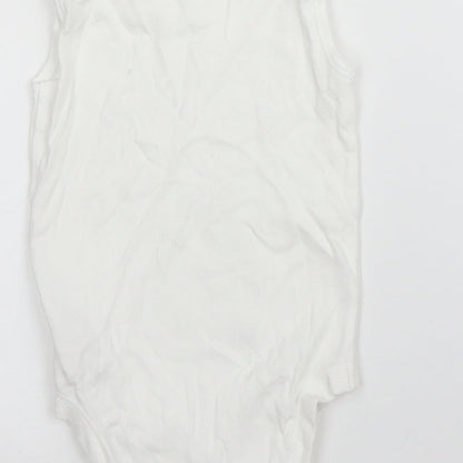 Early Days Baby White   Babygrow One-Piece Size 18 Months
