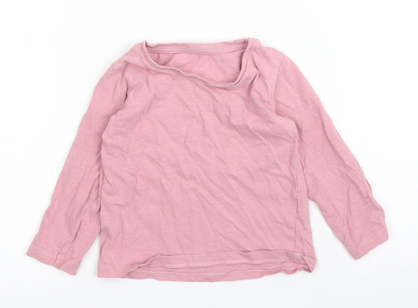 Matalan Girls Pink   Basic T-Shirt Size 18-24 Months