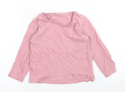Matalan Girls Pink   Basic T-Shirt Size 18-24 Months