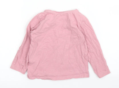 Matalan Girls Pink   Basic T-Shirt Size 18-24 Months