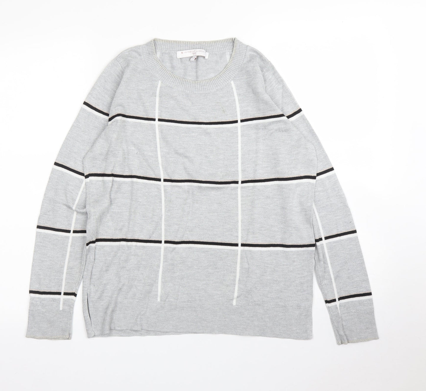Womens UK Size 12 NEXT Grey Pullover Jumper