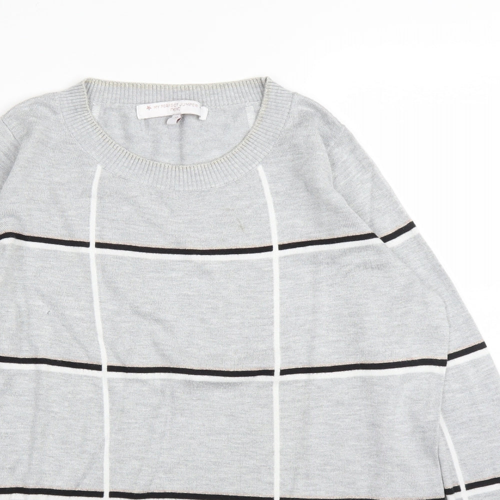 Womens UK Size 12 NEXT Grey Pullover Jumper