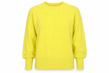 Womens UK Size M M&Co Yellow Pullover Jumper