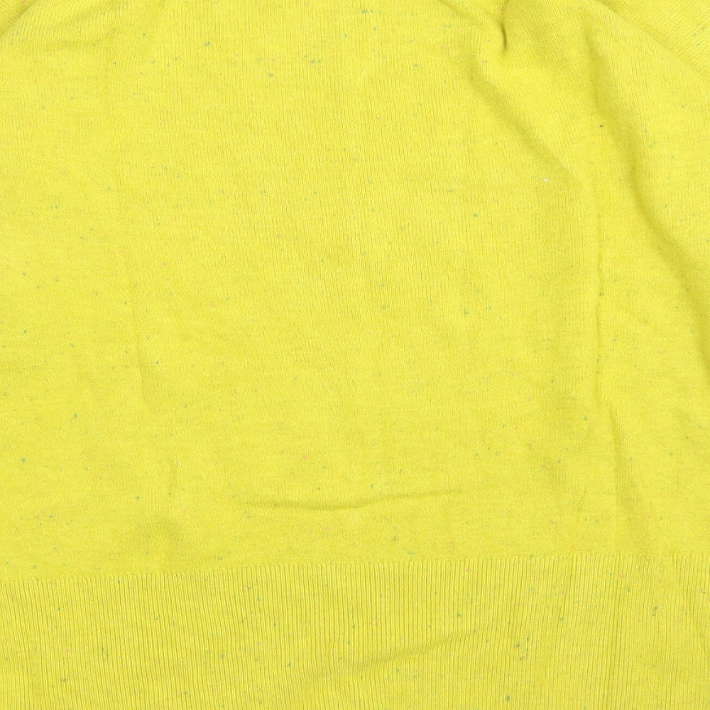 Womens UK Size M M&Co Yellow Pullover Jumper
