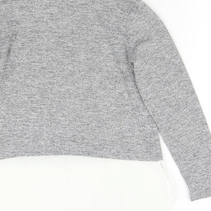 Primark Womens Grey   Pullover Jumper Size 8