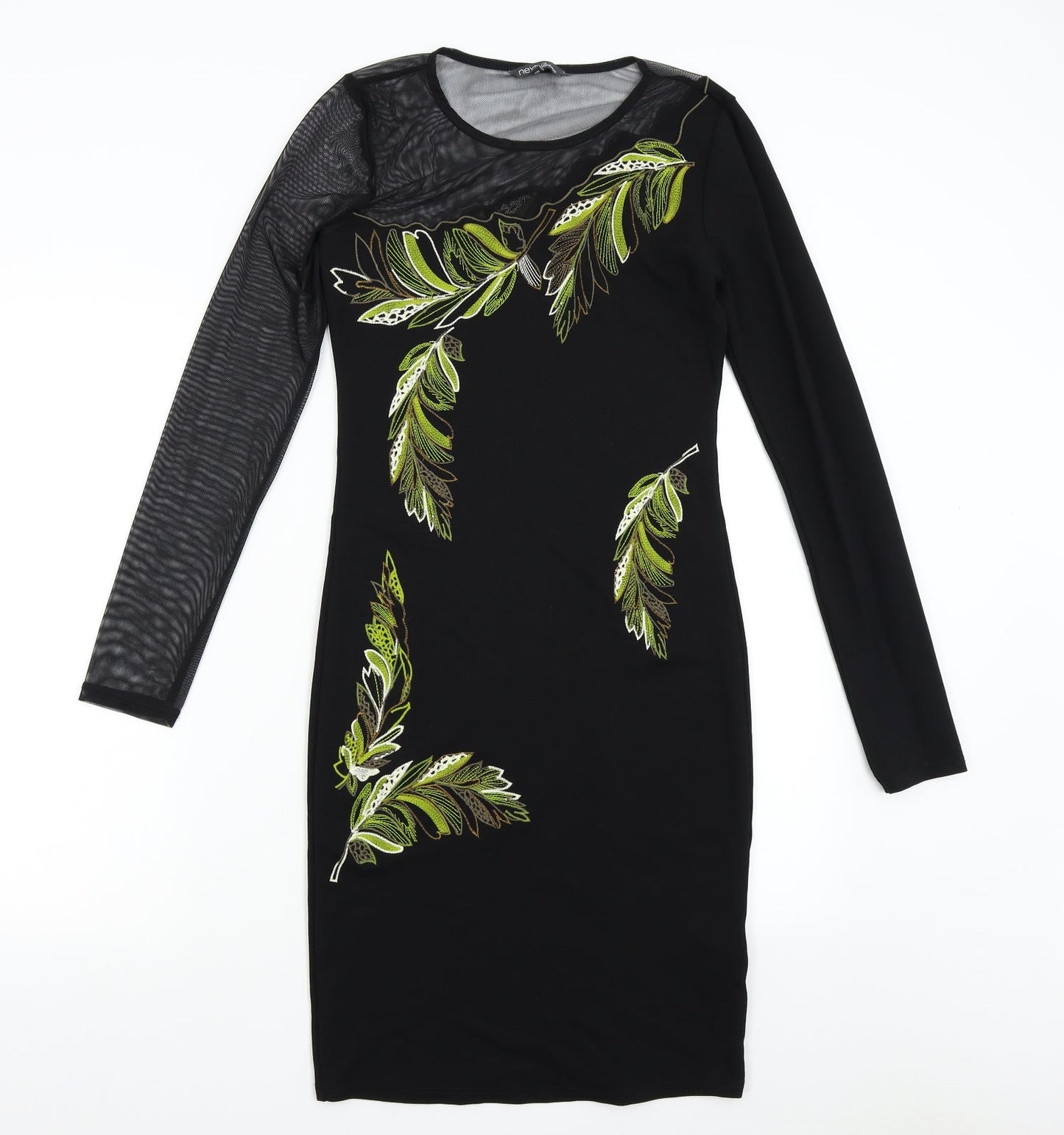 NEXT Womens Black   Bodycon  Size 8