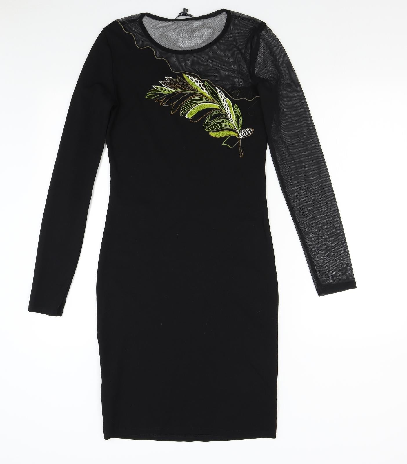 NEXT Womens Black   Bodycon  Size 8