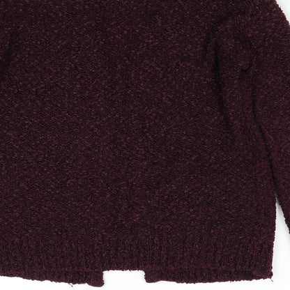 Womens UK Size 8 Topshop Red Cardigan Jumper