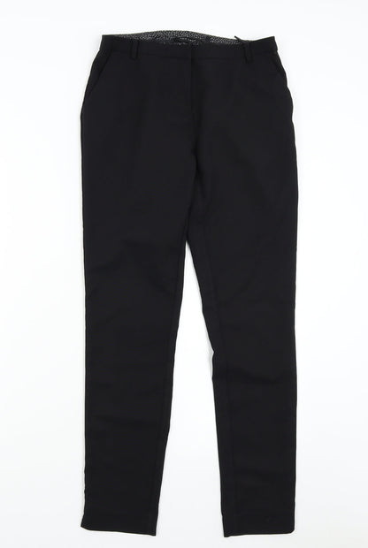 Womens UK Size 8 New Look Regular Fit  Black Trousers