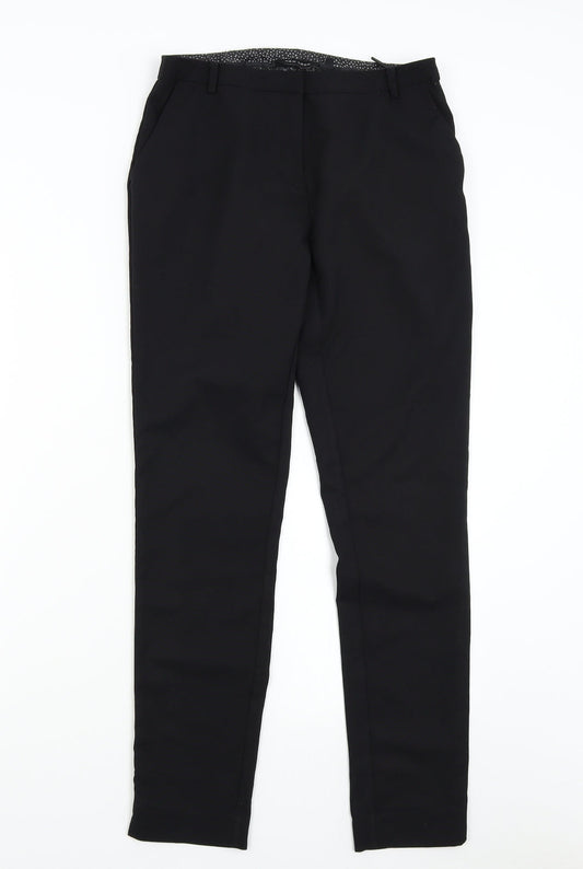 Womens UK Size 8 New Look Regular Fit  Black Trousers