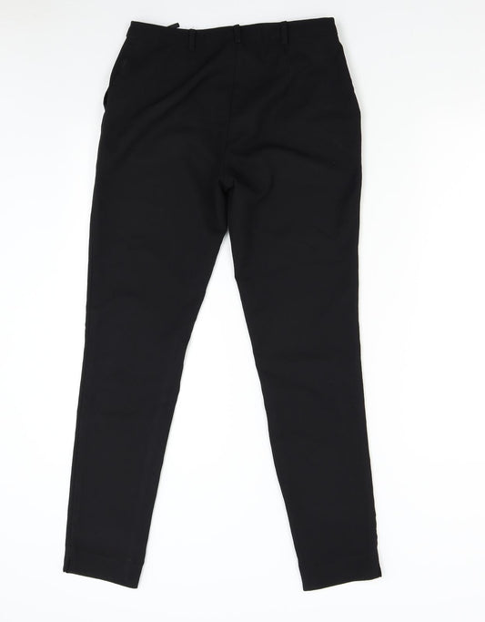 Womens UK Size 8 New Look Regular Fit  Black Trousers