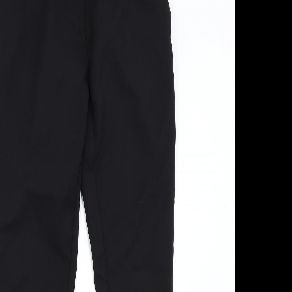 Womens UK Size 8 New Look Regular Fit  Black Trousers