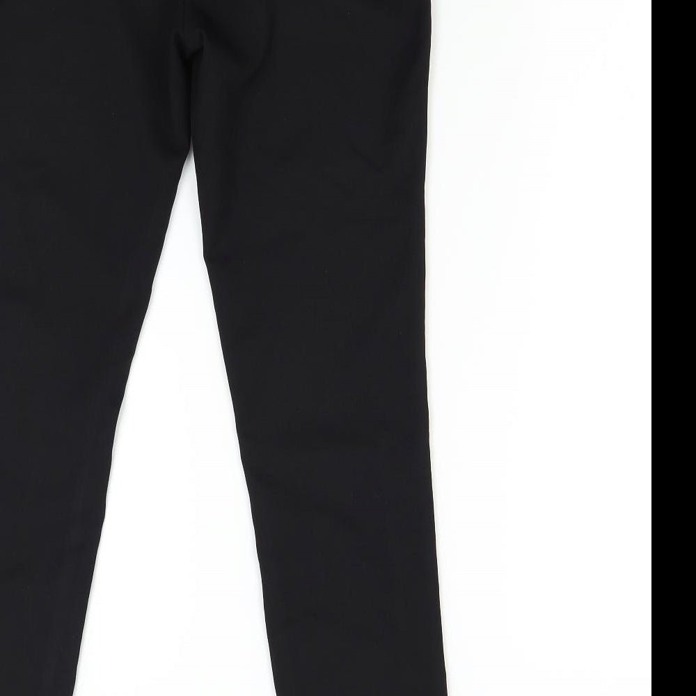 Womens UK Size 8 New Look Regular Fit  Black Trousers