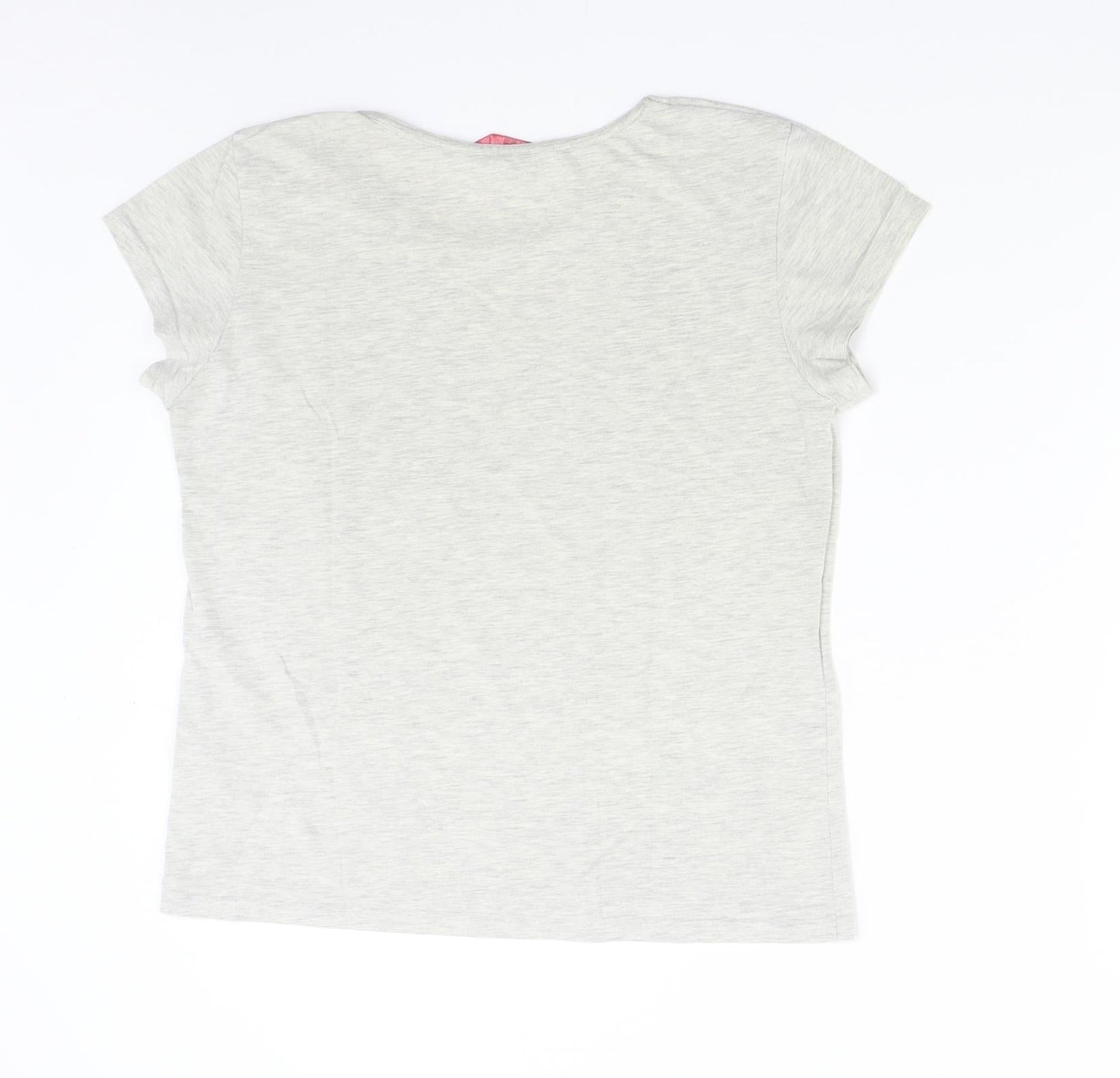 Primark Womens Grey Solid  Top Pyjama Top Size 10