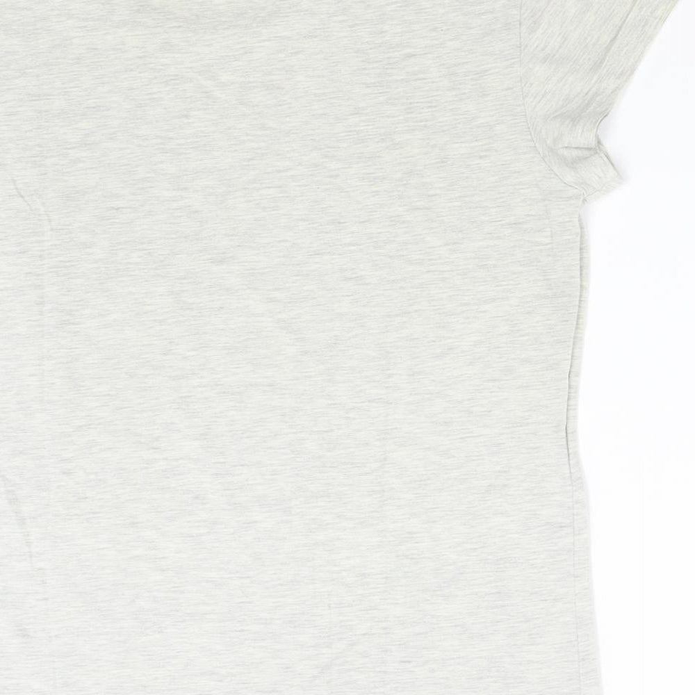 Primark Womens Grey Solid  Top Pyjama Top Size 10