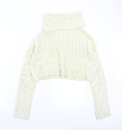Womens UK Size M H&M Ivory Pullover Jumper