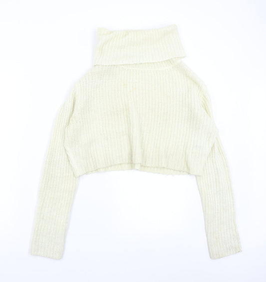 Womens UK Size M H&M Ivory Pullover Jumper