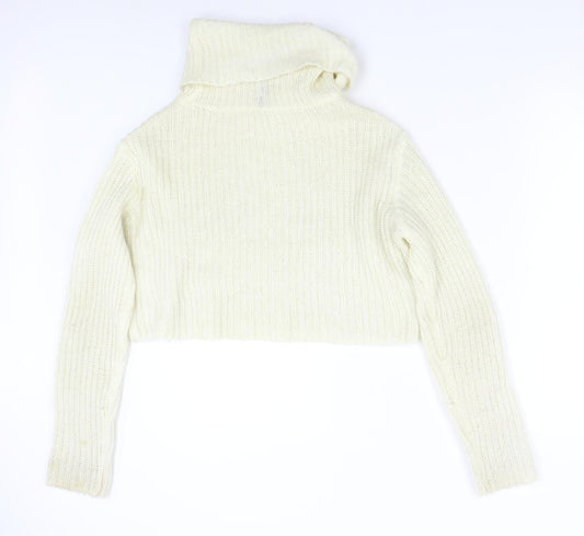 Womens UK Size M H&M Ivory Pullover Jumper