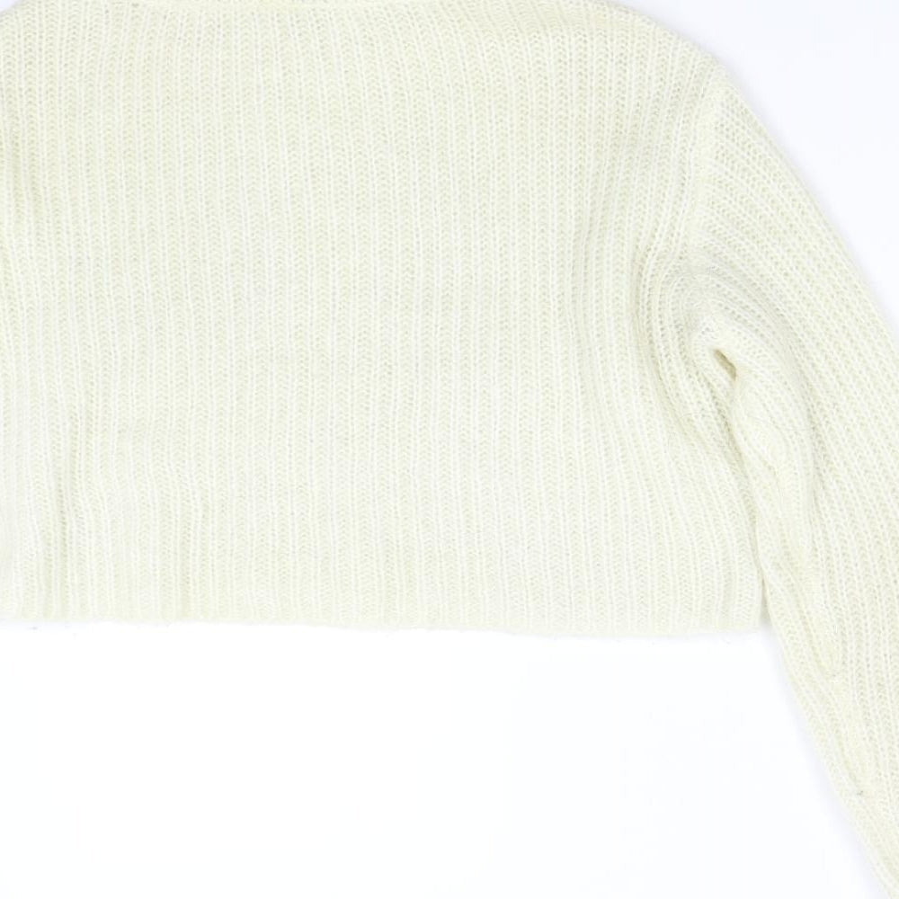 Womens UK Size M H&M Ivory Pullover Jumper