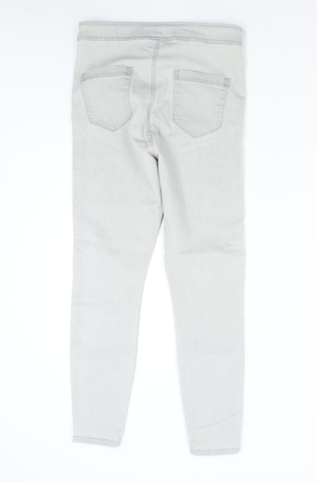 ASOS Womens Grey   Skinny Jeans Size 30 L30 in